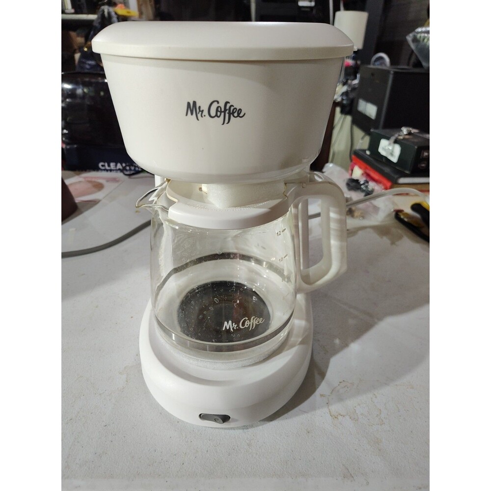 Mr. Coffee 12-Cup Coffee Maker White On/Off Switch Works